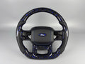 2021–2026 F-150 Blue Forged Carbon Fiber Steering Wheel
